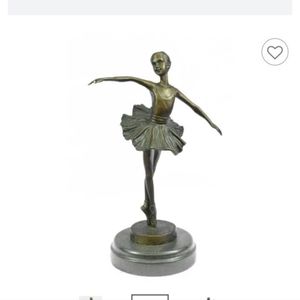 Edgar Degas Like Statue "Ballerina in Dance". With natural patina..